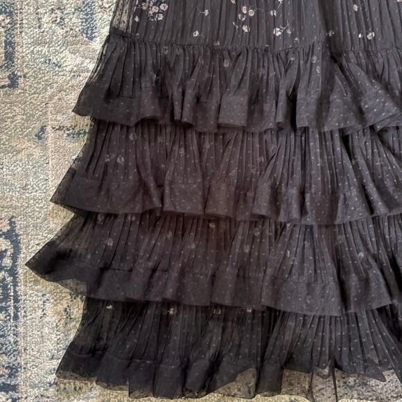 Anthropologie Luciana Tiered Tulle Maxi Skirt - Picture 3 of 9